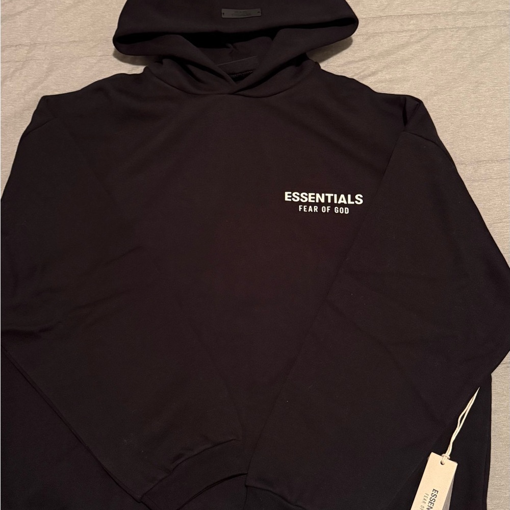 Essentials Black Hoodie